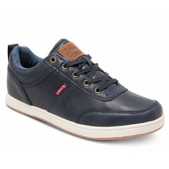 Levi's Men's Desoto Burnish Low-Top Sneakers Navy - Picture 1 of 4